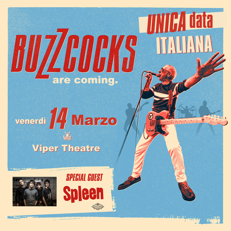 BUZZCOCKS + Spleen al Viper di Firenze dbustle